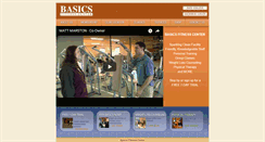 Desktop Screenshot of basicsfitnessme.com